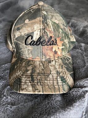 Cabela's Camouflage Baseball Cap - Green/Tan/Brown